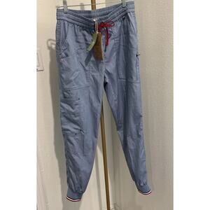 Mediclo TENCEL Catalina  Jogger Scrub Pants Women Small Light Blue Denim‎ New